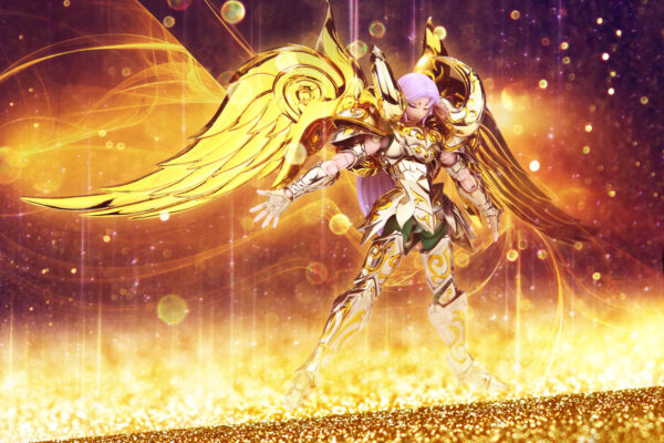 Descubre el apasionante mundo de Saint Seiya Soul of Gold Myth Cloth EX Aries Armadura Divina.