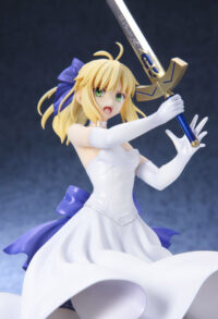 Descubre el apasionante mundo de Estatua Fate Saber White Dress.