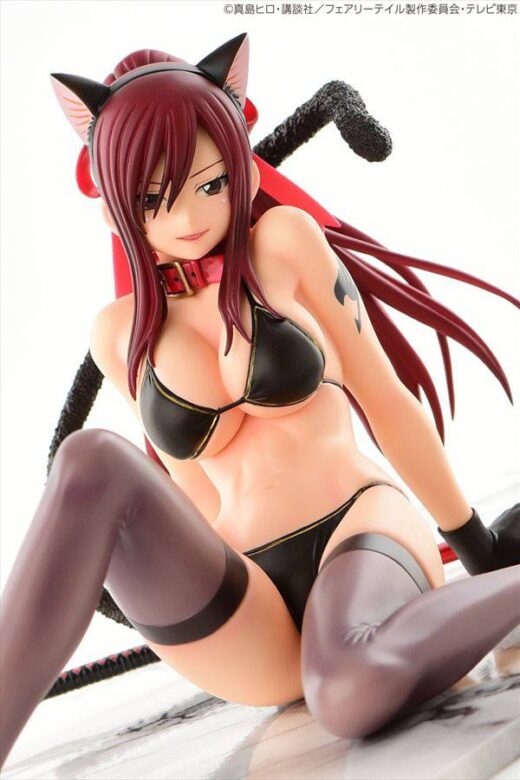 Descubre el apasionante mundo de Estatua Erza Scarlet Black Cat Gravure.