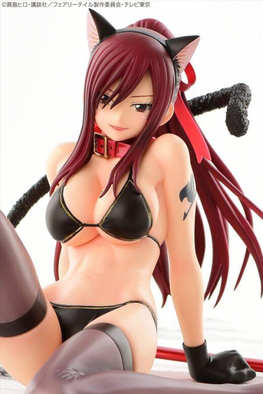 Descubre el apasionante mundo de Estatua Erza Scarlet Black Cat Gravure.