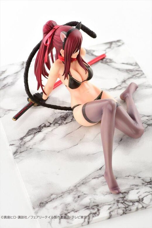 Descubre el apasionante mundo de Estatua Erza Scarlet Black Cat Gravure.