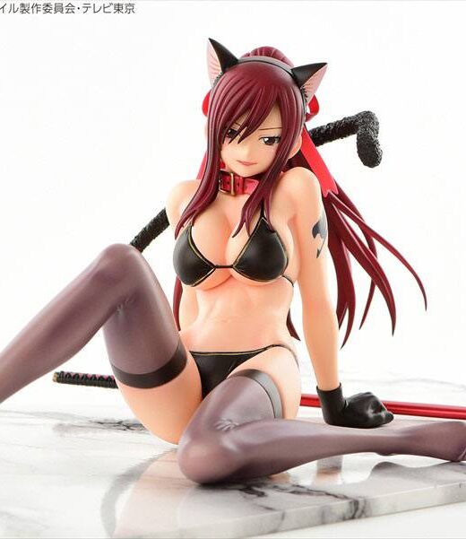 Descubre el apasionante mundo de Estatua Erza Scarlet Black Cat Gravure.