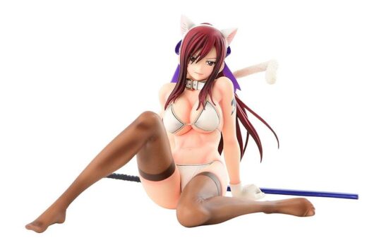 Descubre el apasionante mundo de Estatua Erza Scarlet Cat Gravure Style.