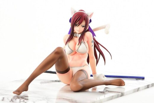 Descubre el apasionante mundo de Estatua Erza Scarlet Cat Gravure Style.