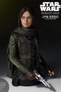 Descubre el apasionante mundo de Star Wars Rogue One Busto Jyn Erso Seal Commander.