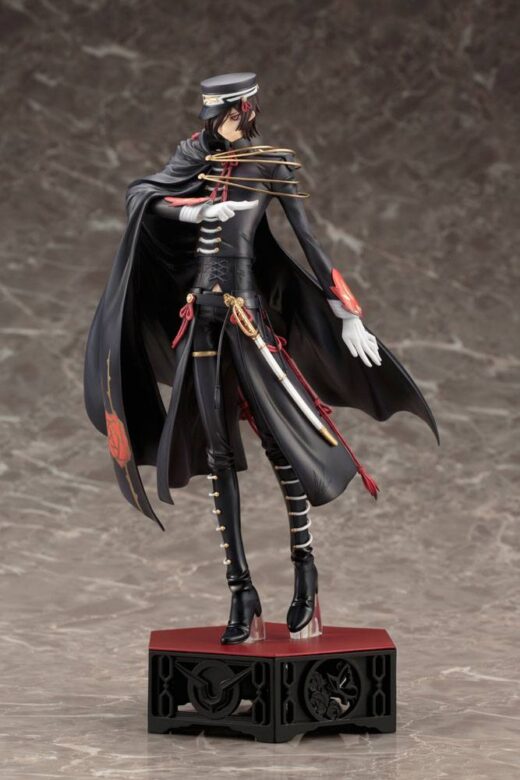 Descubre el apasionante mundo de Figura Code Geass Code Black 1st Live Encore ARTFX J Lelouch.