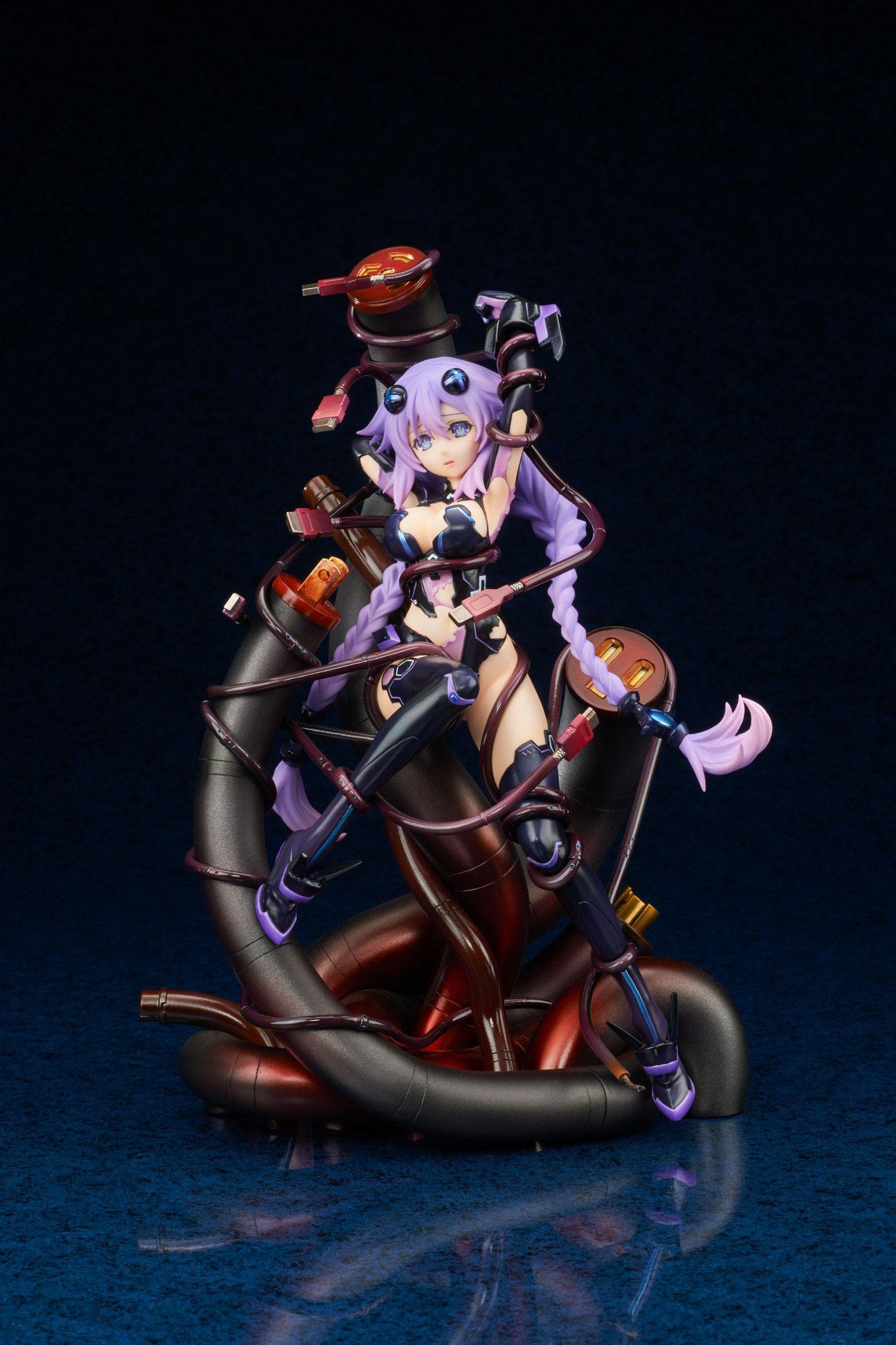 Descubre el apasionante mundo de Hyperdimension Neptunia Figura Purple Heart.