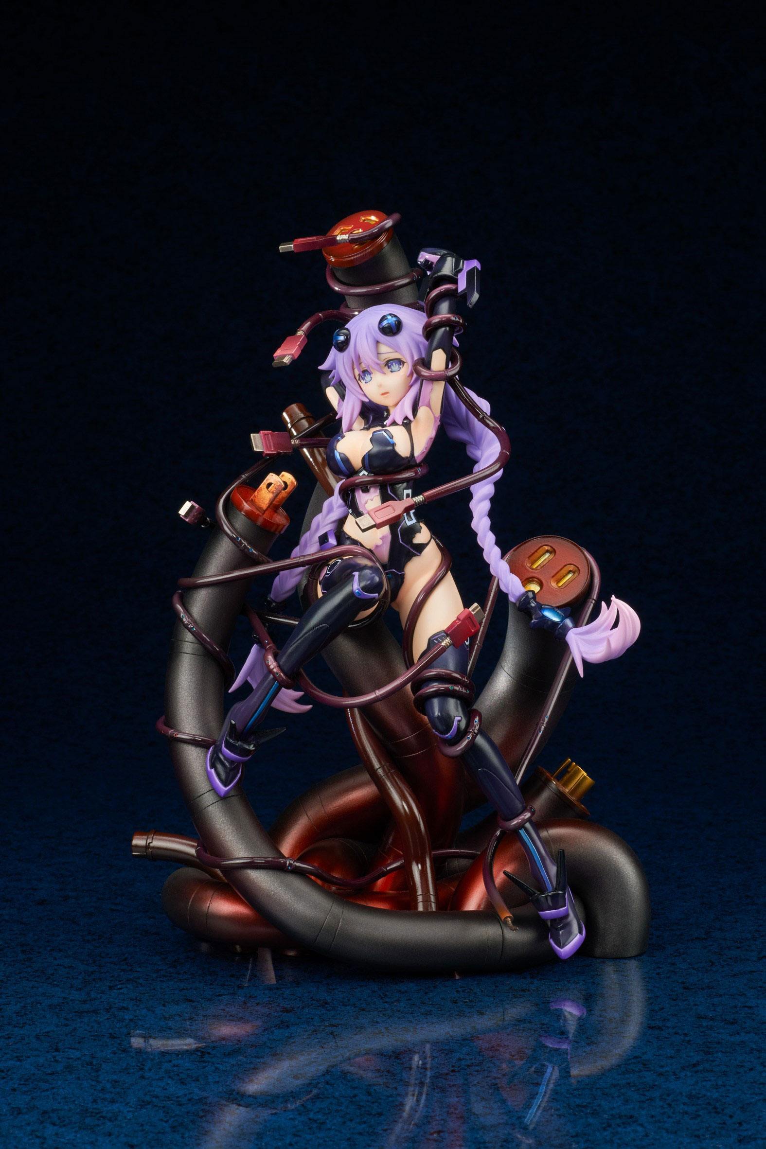 Descubre el apasionante mundo de Hyperdimension Neptunia Figura Purple Heart.
