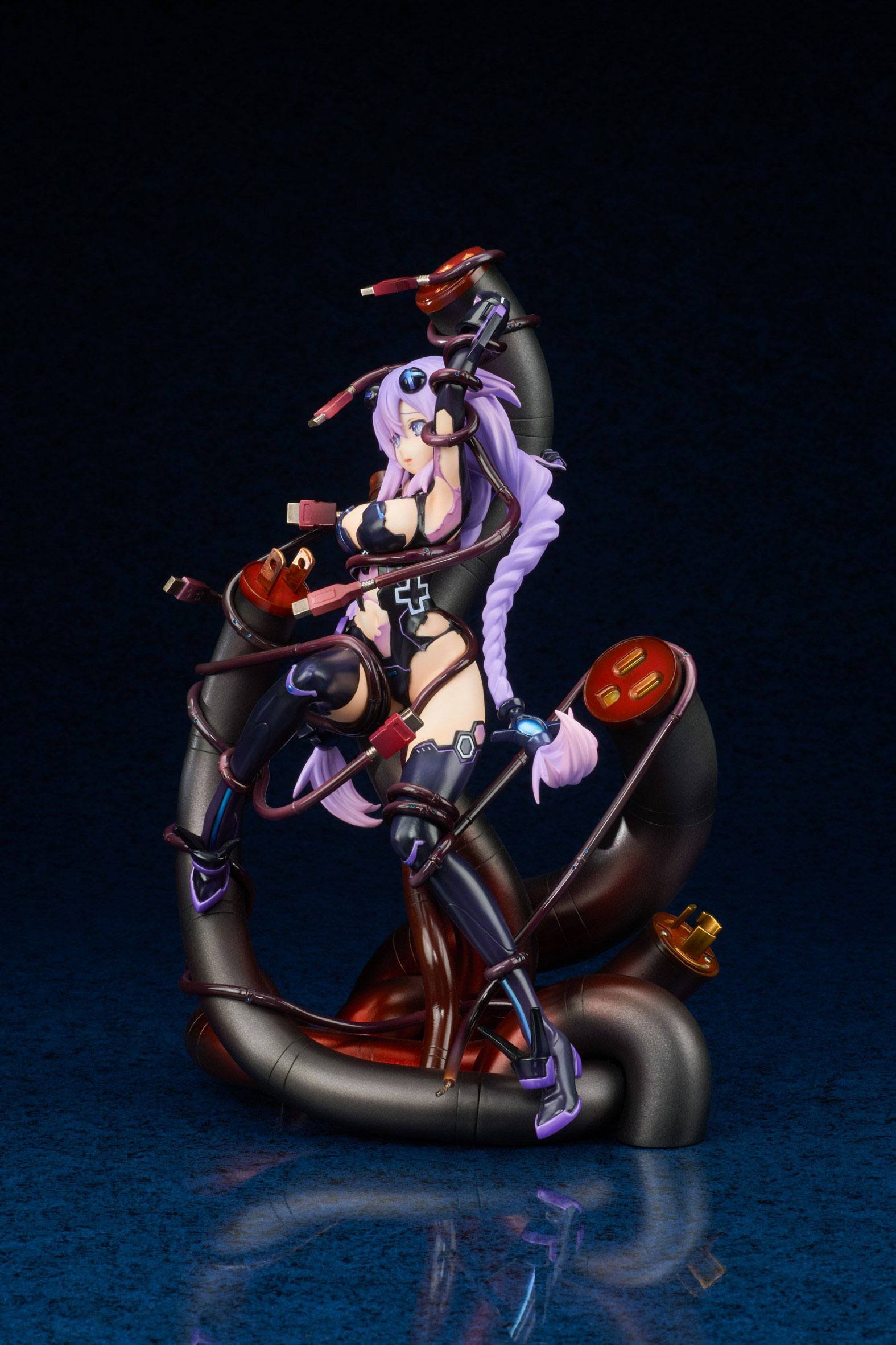 Descubre el apasionante mundo de Hyperdimension Neptunia Figura Purple Heart.