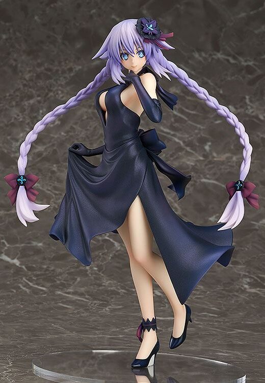 Descubre el apasionante mundo de Hyperdimension Neptunia Figura Purple Heart Dress Version.