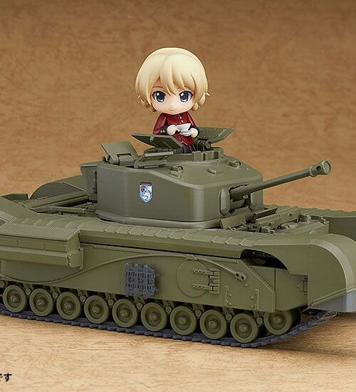 Descubre el apasionante mundo de Girls und Panzer das Finale Vehiculo Nendoroid More Churchill Mk VII.