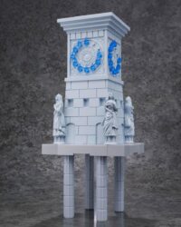 Descubre el apasionante mundo de Saint Seiya Figura D-D-P Diosa Atena mas Soldados y Reloj de Fuego del Santuario.