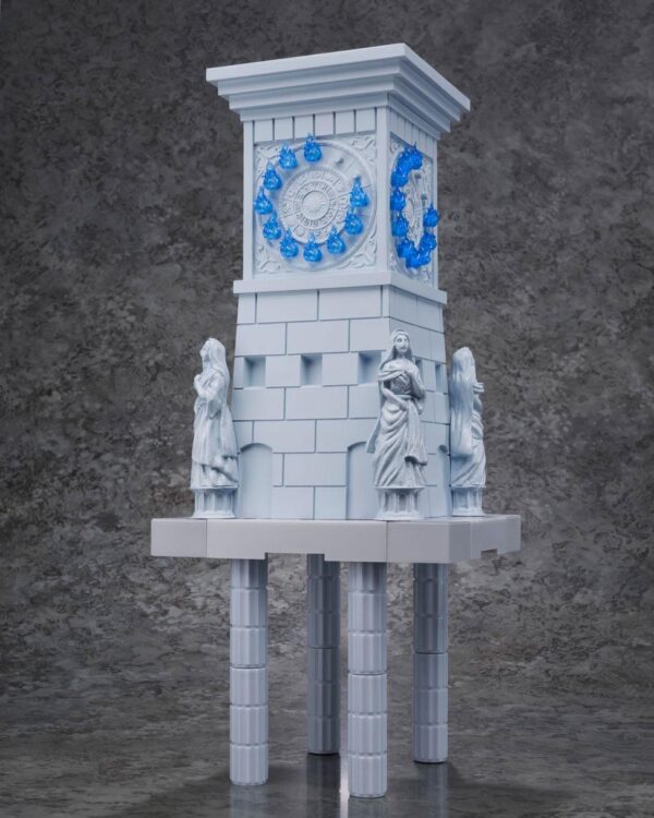 Descubre el apasionante mundo de Saint Seiya Figura D-D-P Diosa Atena mas Soldados y Reloj de Fuego del Santuario.