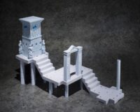 Descubre el apasionante mundo de Saint Seiya Figura D-D-P Diosa Atena mas Soldados y Reloj de Fuego del Santuario.