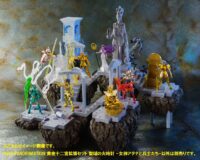 Descubre el apasionante mundo de Saint Seiya Figura D-D-P Diosa Atena mas Soldados y Reloj de Fuego del Santuario.