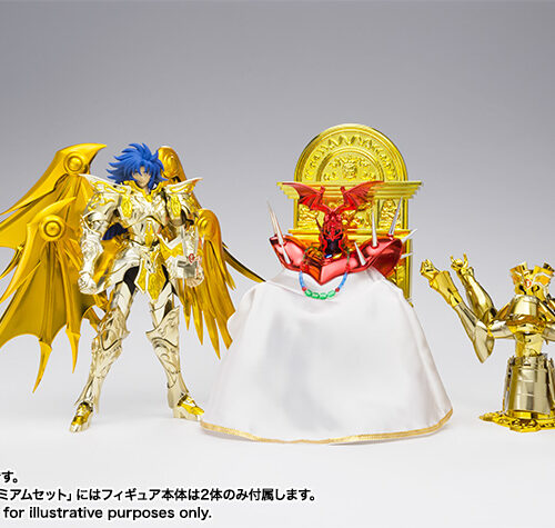Descubre el apasionante mundo de Figuras Saint Seiya SCME Geminis Saga Combo Set.