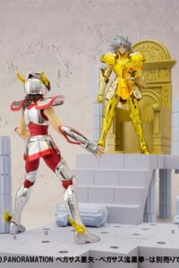 Descubre el apasionante mundo de Saint Seiya Soul of Gold Figura Saga de Geminis Saga Camara del Patriarca.