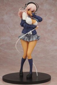 Descubre el apasionante mundo de Super Sonico Figura Super Sonico See Through When Wet Photo Shoot Tanned Gal.