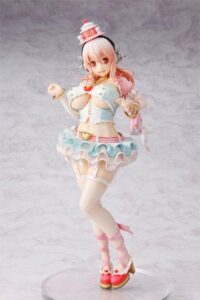 Descubre el apasionante mundo de Super Sonico Figura Super Sonico Decimo Aniversario Birthday Party.