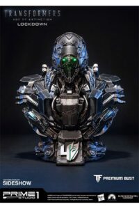 Descubre el apasionante mundo de Transformers La era de la extinción Busto Lockdown 21 cm.