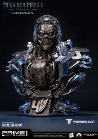Descubre el apasionante mundo de Transformers La era de la extinción Busto Lockdown 21 cm.