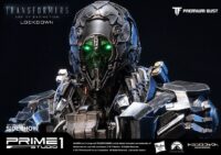 Descubre el apasionante mundo de Transformers La era de la extinción Busto Lockdown 21 cm.