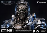 Descubre el apasionante mundo de Transformers La era de la extinción Busto Lockdown 21 cm.