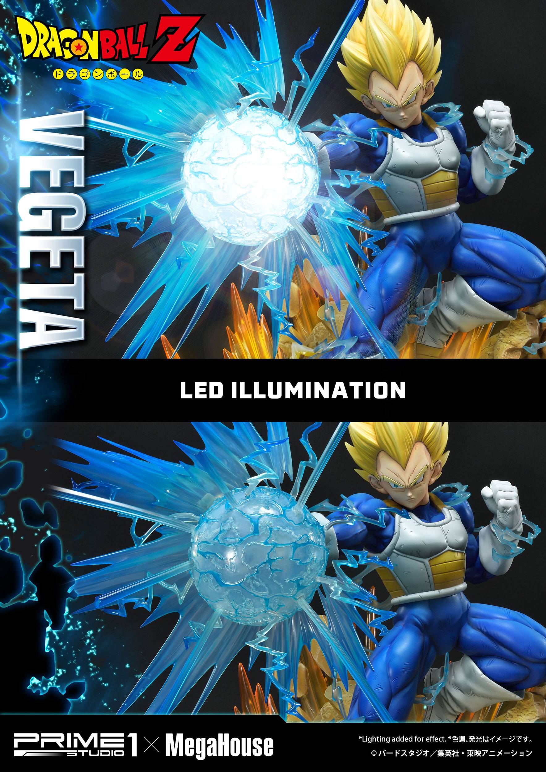 Descubre el apasionante mundo de Estatua Dragon Ball SS Vegeta 64cm.