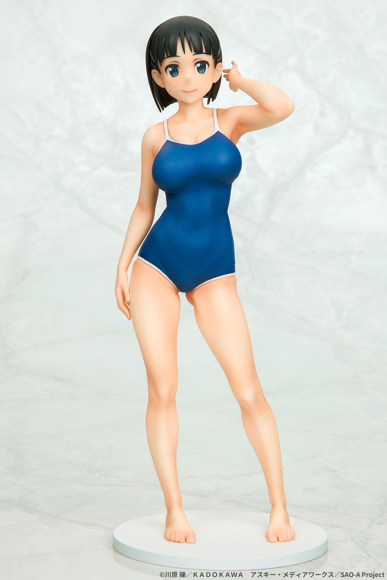 Descubre el apasionante mundo de Estatua Suguha Kirigaya Blue Swimsuit.