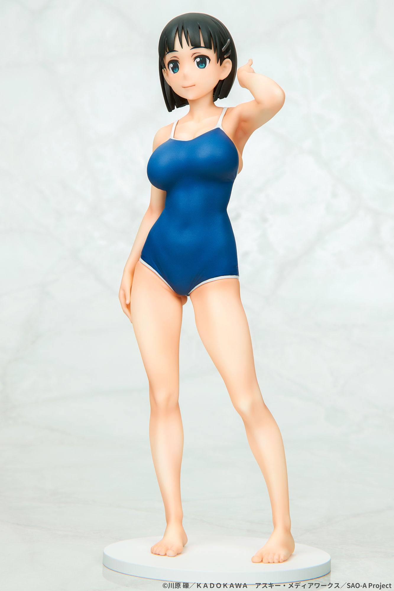 Descubre el apasionante mundo de Estatua Suguha Kirigaya Blue Swimsuit.