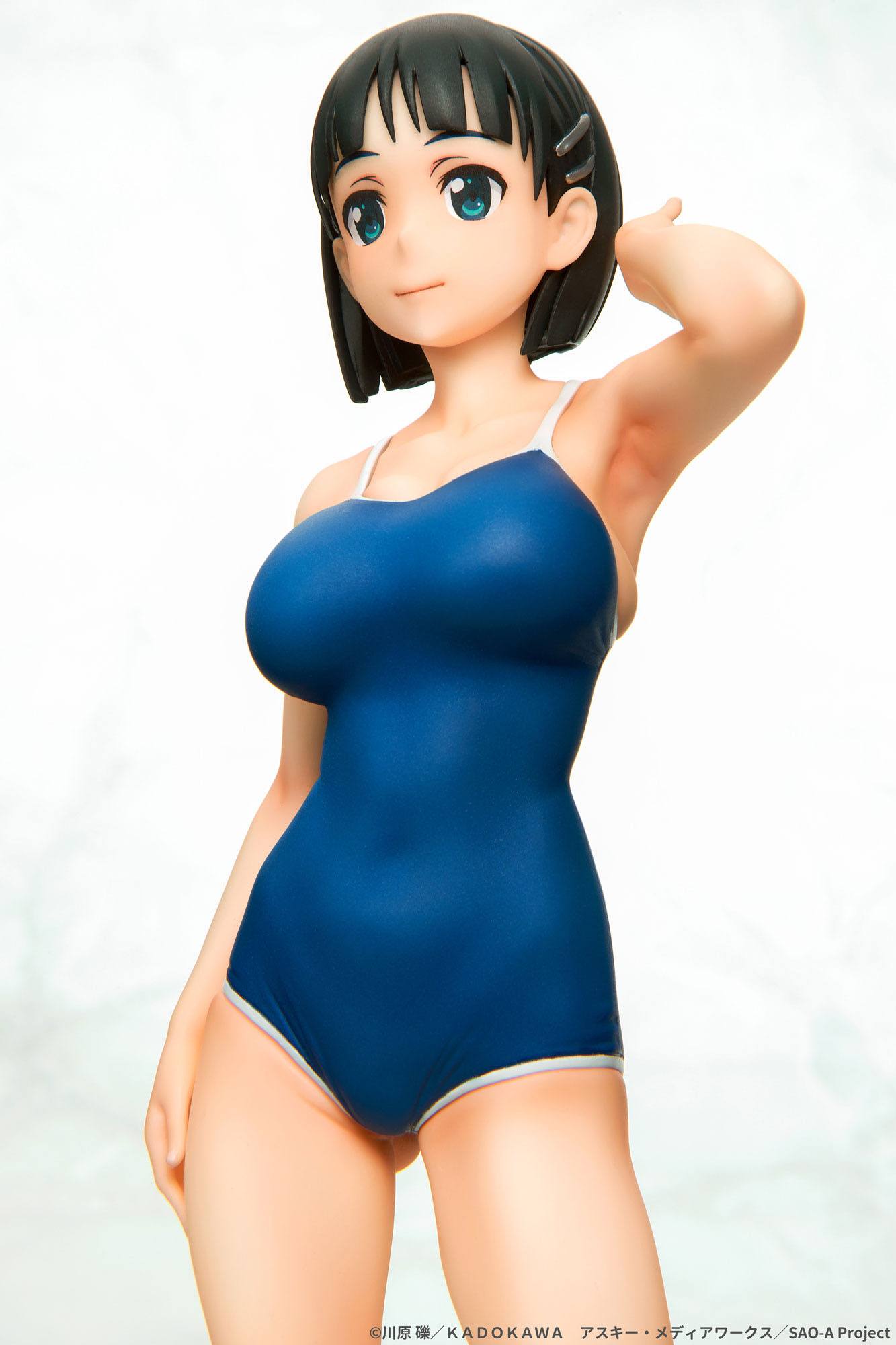 Descubre el apasionante mundo de Estatua Suguha Kirigaya Blue Swimsuit.