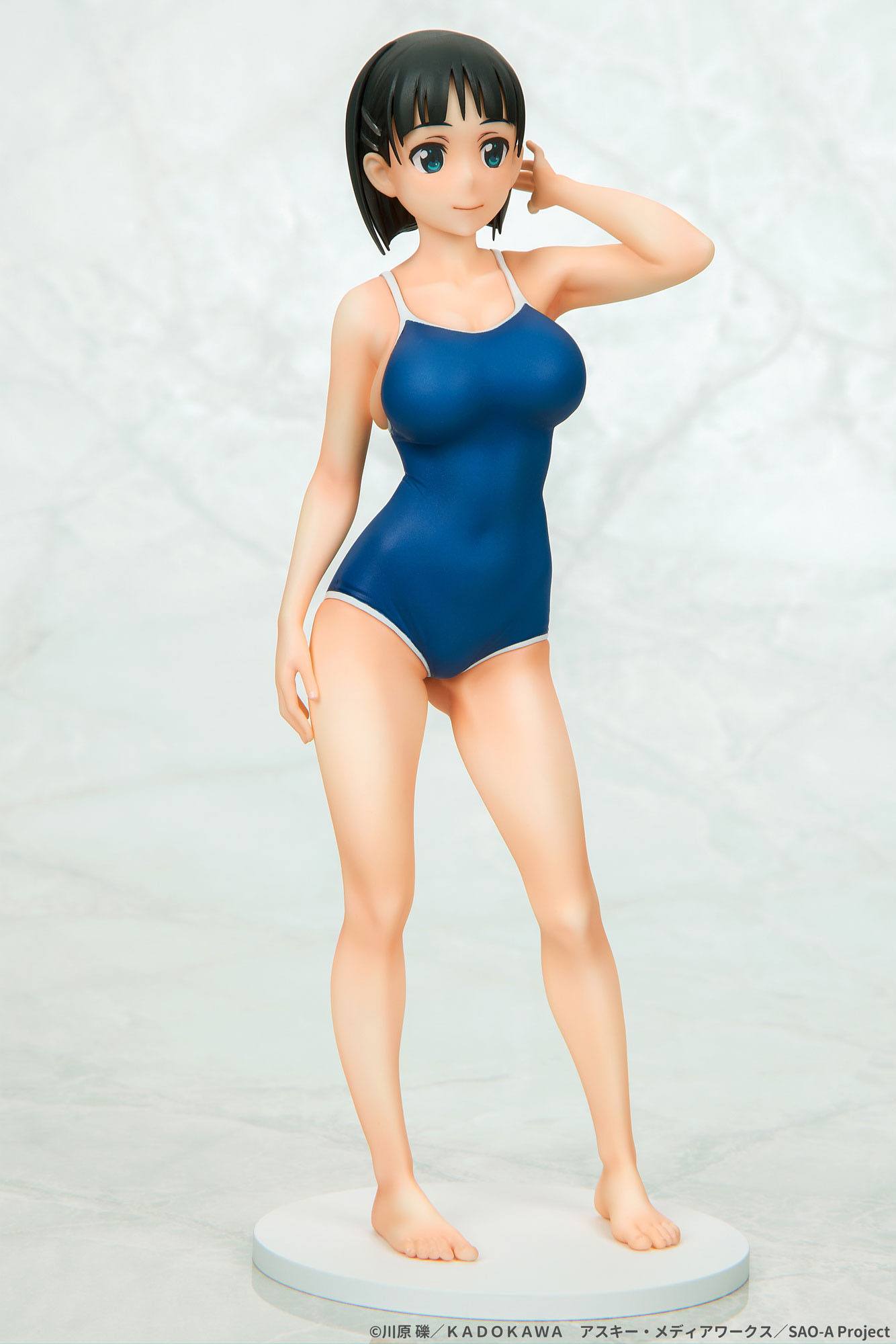 Descubre el apasionante mundo de Estatua Suguha Kirigaya Blue Swimsuit.