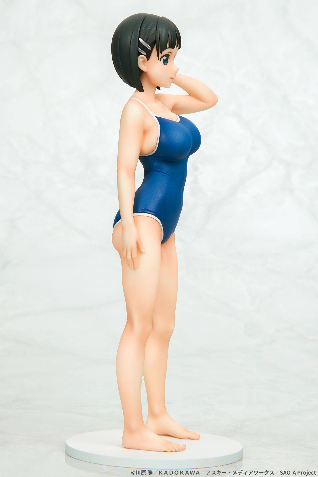 Descubre el apasionante mundo de Estatua Suguha Kirigaya Blue Swimsuit.