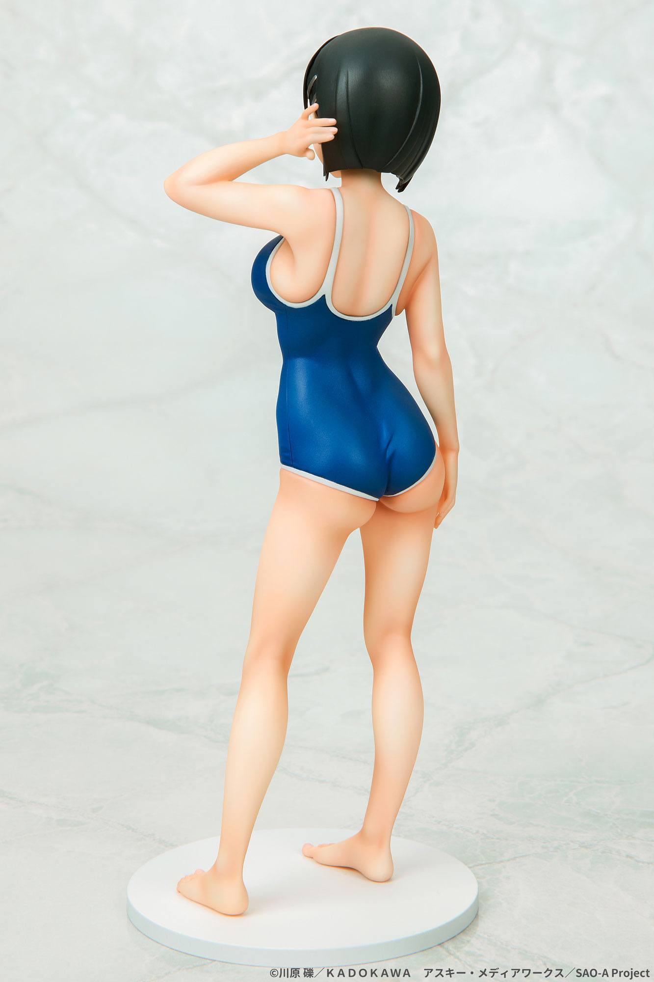 Descubre el apasionante mundo de Estatua Suguha Kirigaya Blue Swimsuit.