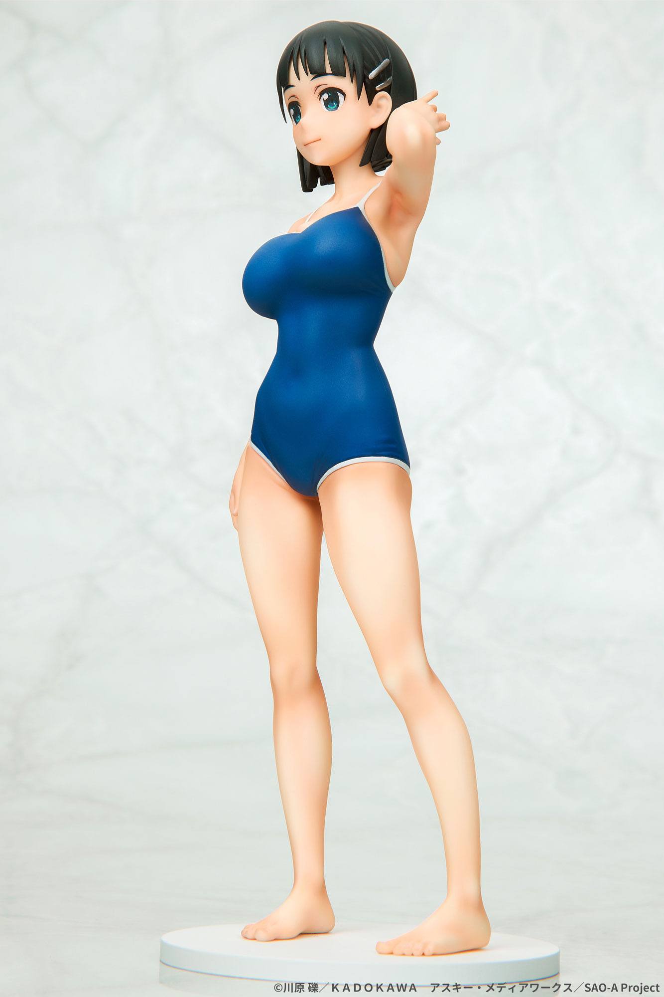 Descubre el apasionante mundo de Estatua Suguha Kirigaya Blue Swimsuit.