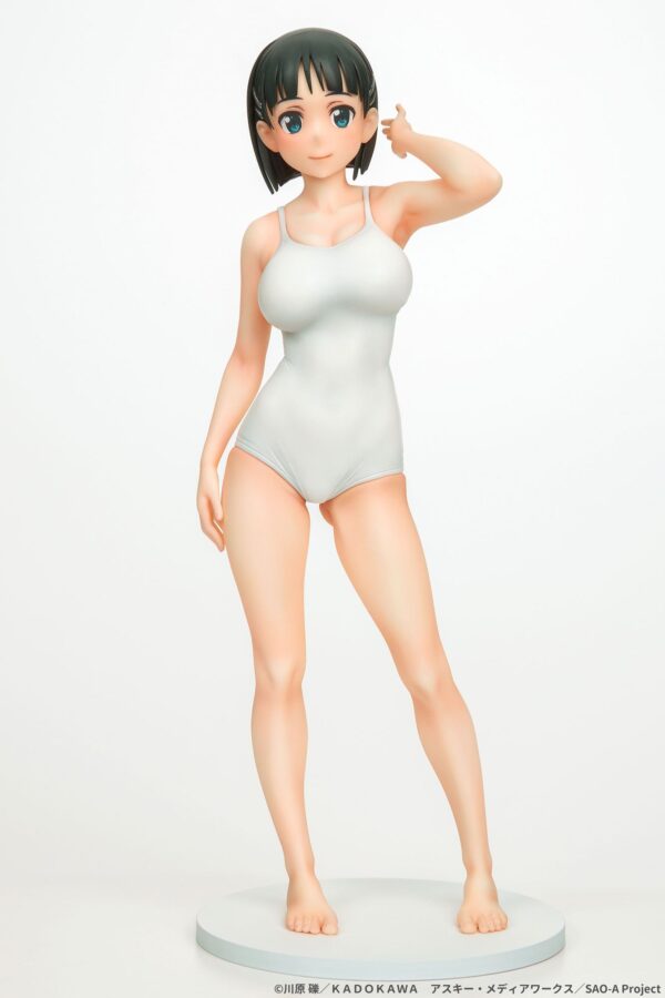 Estatua Suguha Kirigaya White Swimsuit