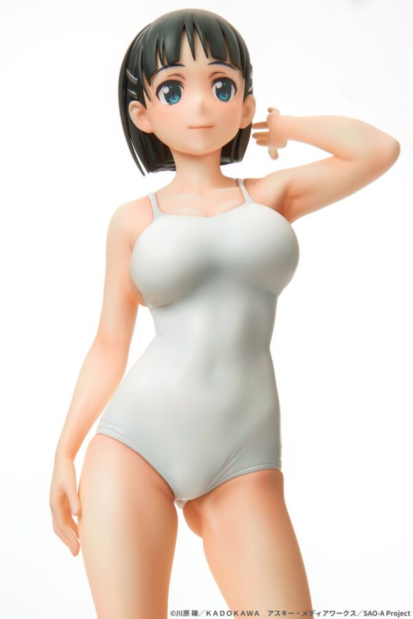 Descubre el apasionante mundo de Estatua Suguha Kirigaya White Swimsuit.