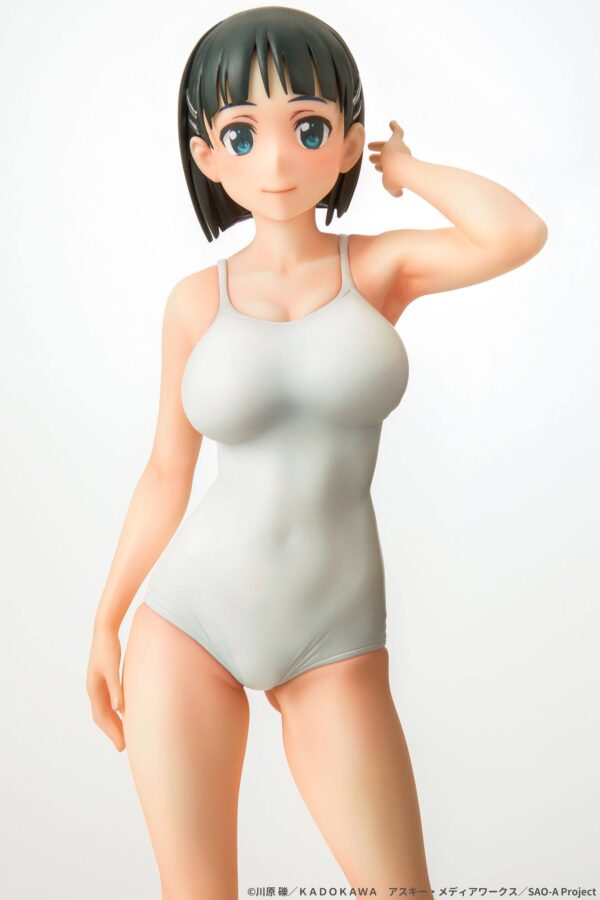Descubre el apasionante mundo de Estatua Suguha Kirigaya White Swimsuit.