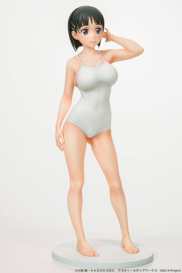 Descubre el apasionante mundo de Estatua Suguha Kirigaya White Swimsuit.