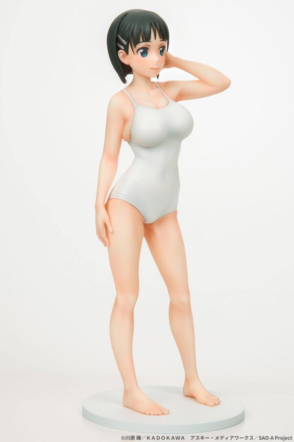 Descubre el apasionante mundo de Estatua Suguha Kirigaya White Swimsuit.