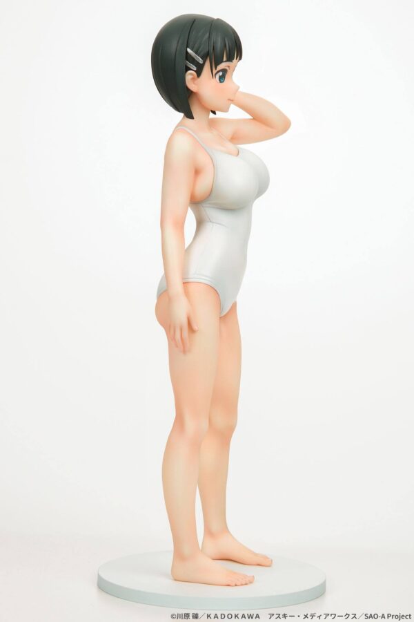 Descubre el apasionante mundo de Estatua Suguha Kirigaya White Swimsuit.