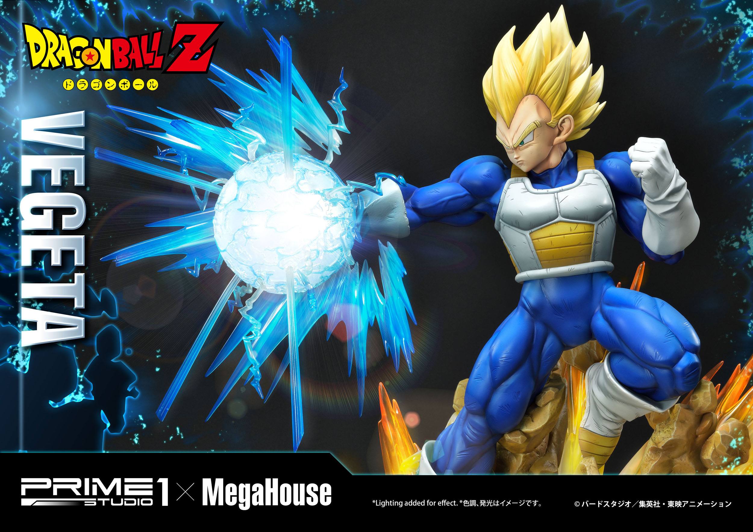 Descubre el apasionante mundo de Estatua Dragon Ball SS Vegeta 64cm.