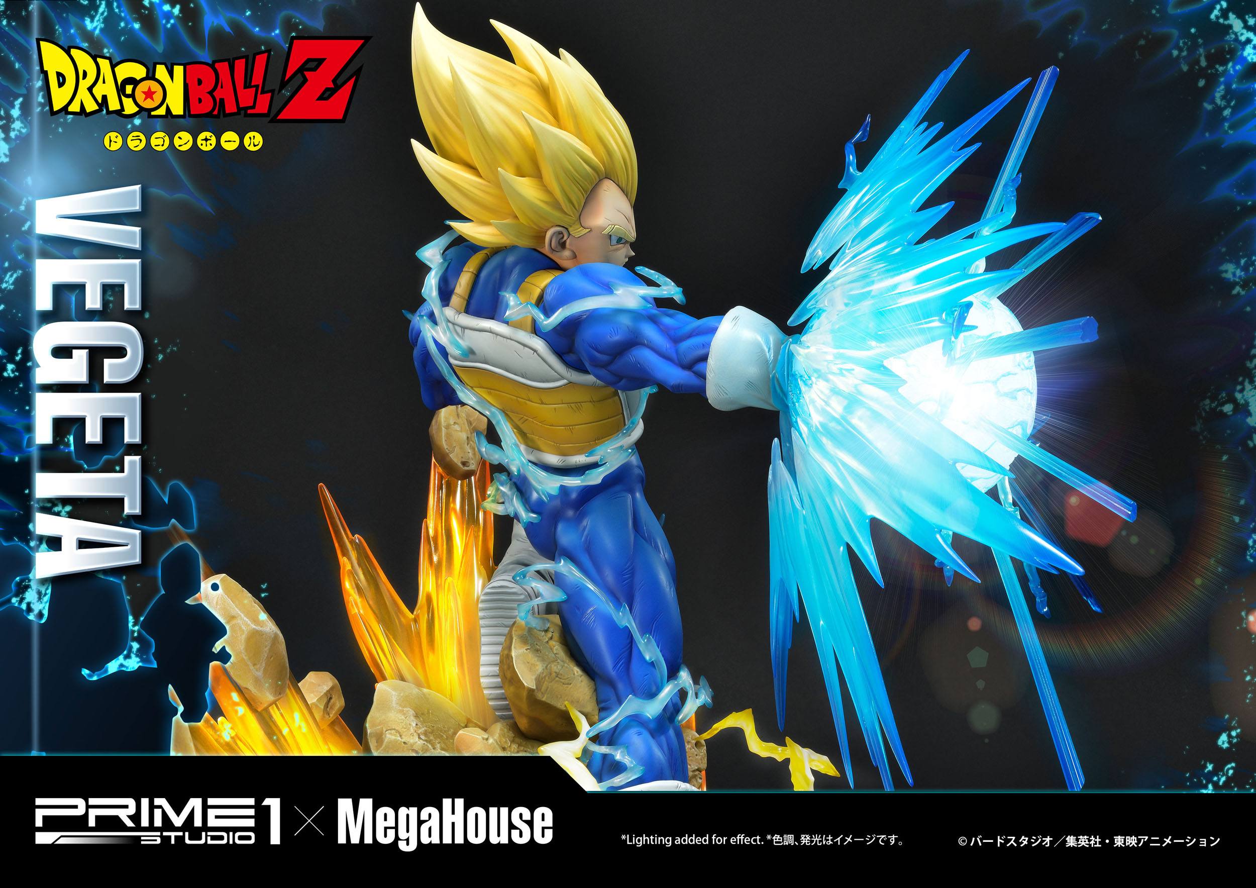 Descubre el apasionante mundo de Estatua Dragon Ball SS Vegeta 64cm.