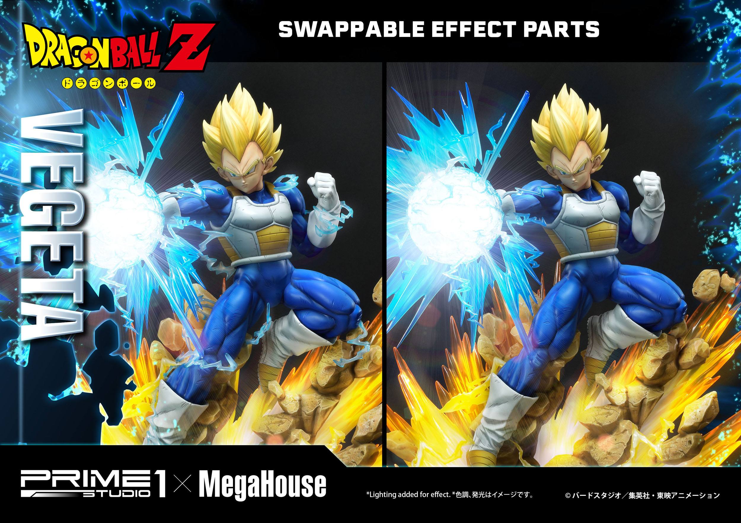Descubre el apasionante mundo de Estatua Dragon Ball SS Vegeta 64cm.