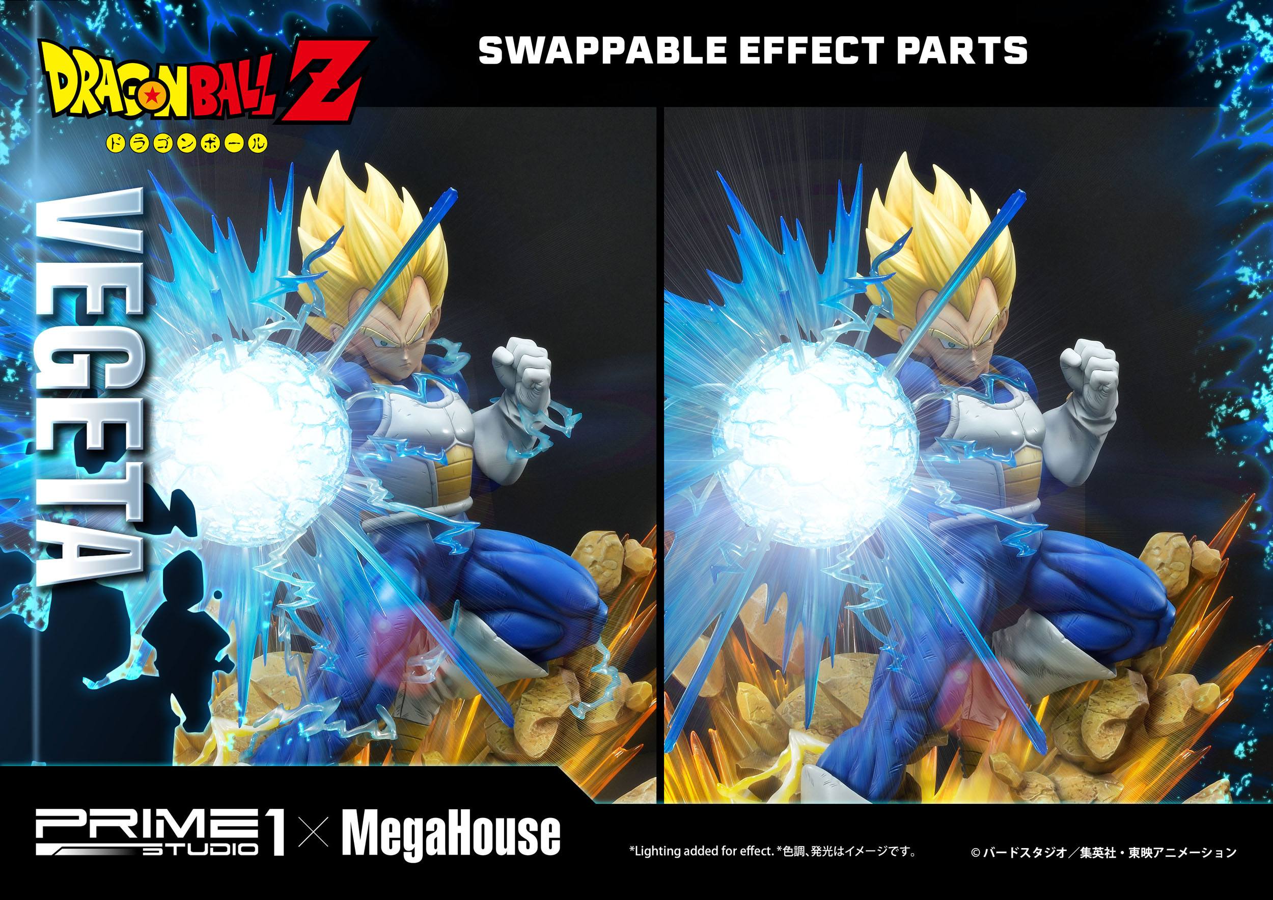 Descubre el apasionante mundo de Estatua Dragon Ball SS Vegeta 64cm.