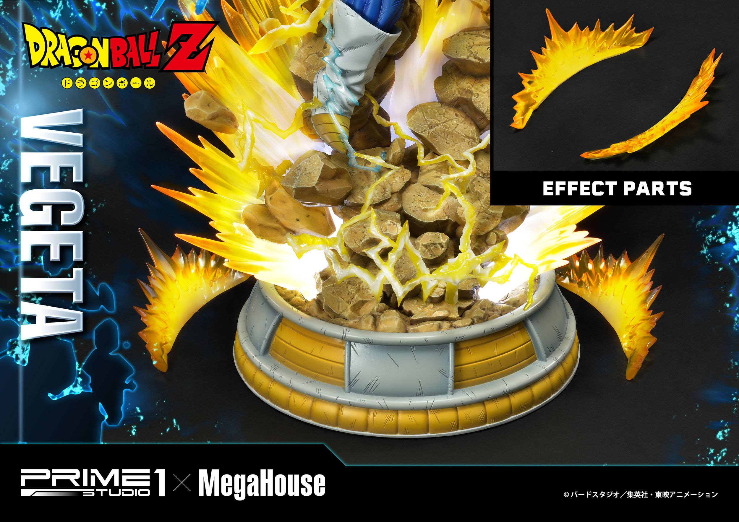 Descubre el apasionante mundo de Estatua Dragon Ball SS Vegeta 64cm.