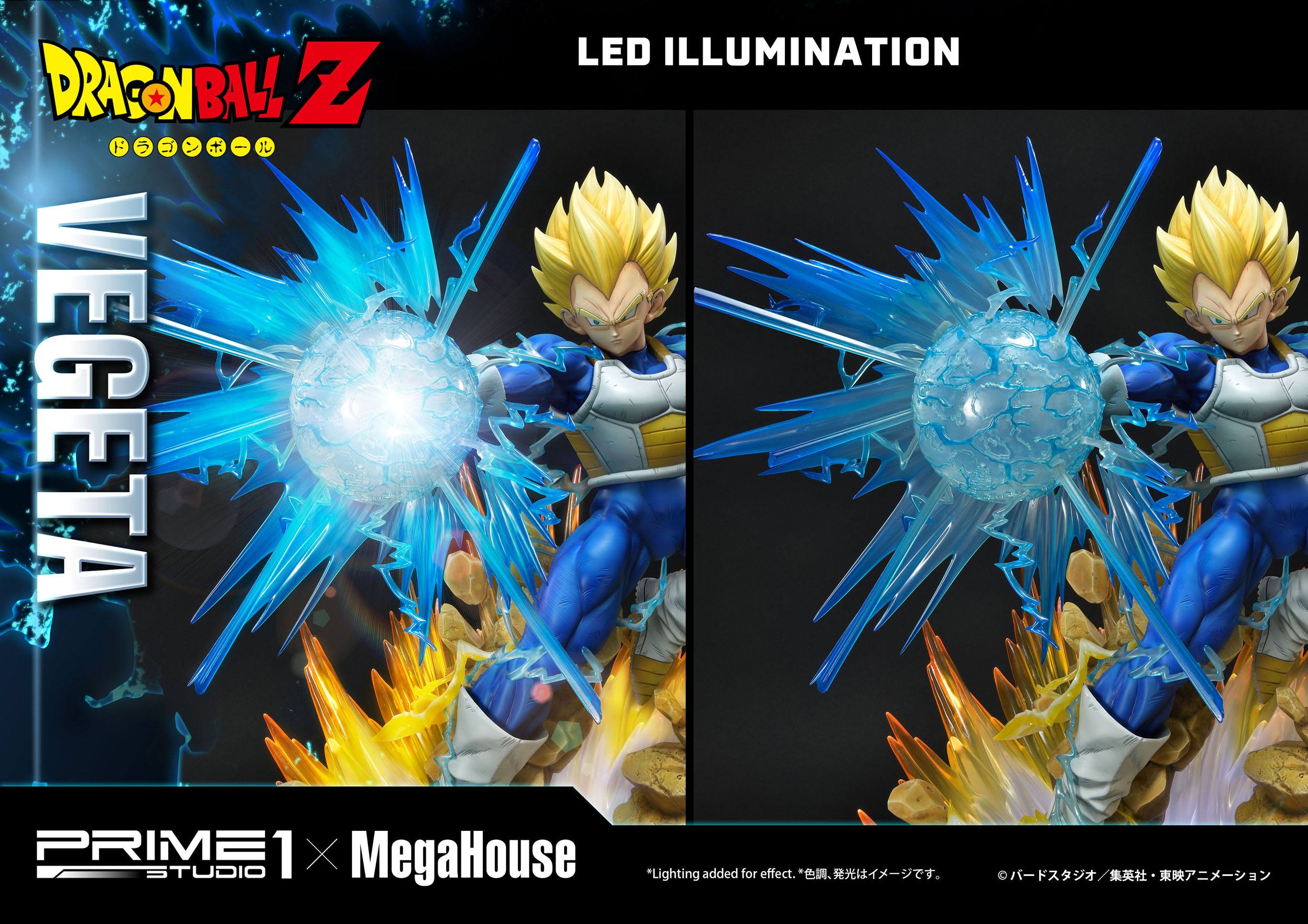 Descubre el apasionante mundo de Estatua Dragon Ball SS Vegeta 64cm.