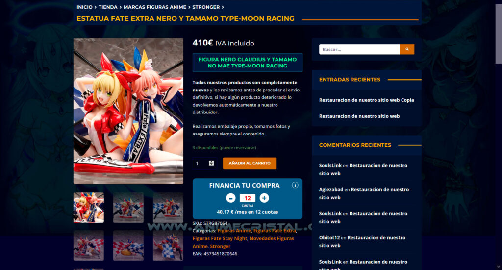 Trabajando en el nuevo portal » Tu Tienda Anime Trabajando en el nuevo portal » Tu Tienda Anime