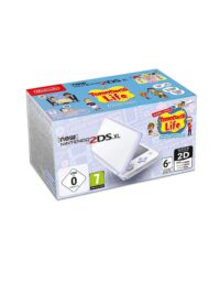 Consola New Nintendo 2DS XL Lavanda Tomodachi Life portada
