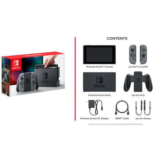 Consola Nintendo Switch HW Gris 05